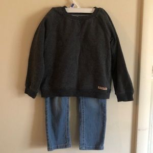 Hudson Sweater and Jeans